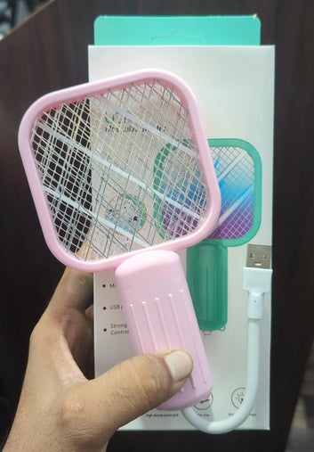 USB Mini Mosquito Racket - Portable Plug-and-Play Insect Killer (Random color)